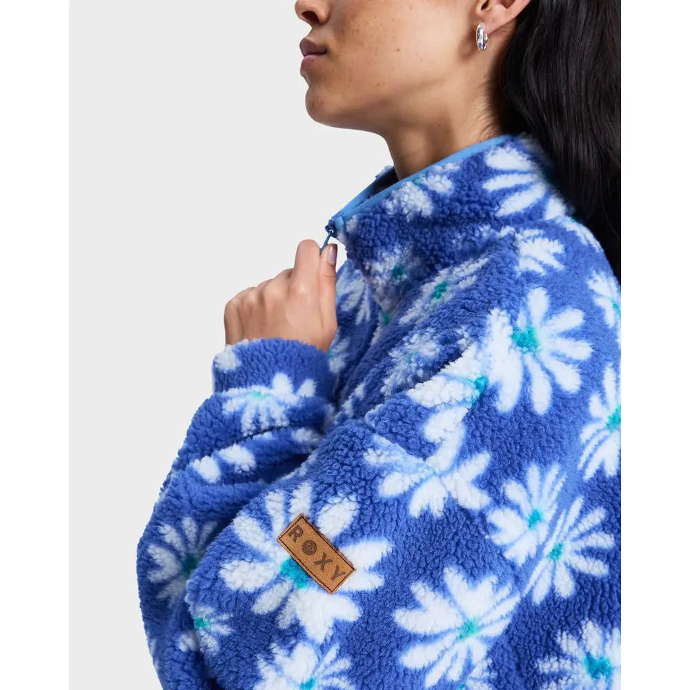 Roxy Jive Talking Bonded Half Zip Fleece Jumper