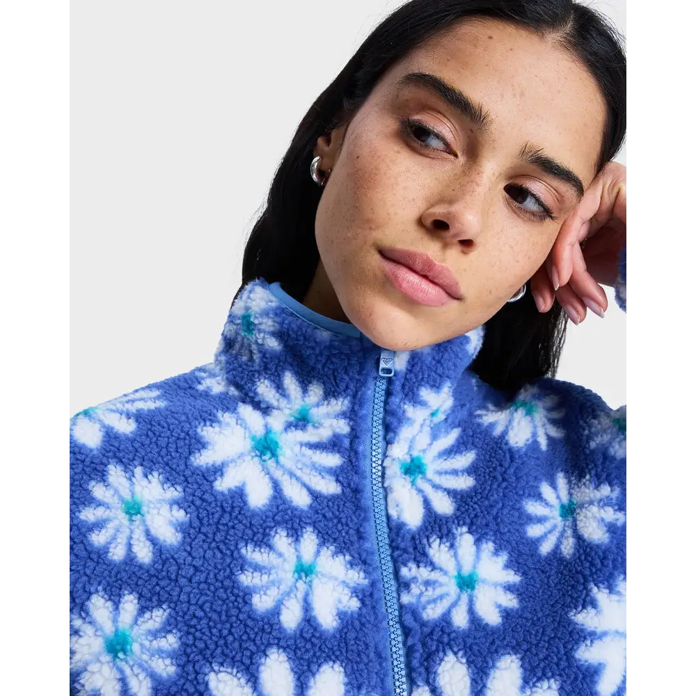 Roxy Jive Talking Bonded Half Zip Fleece Jumper