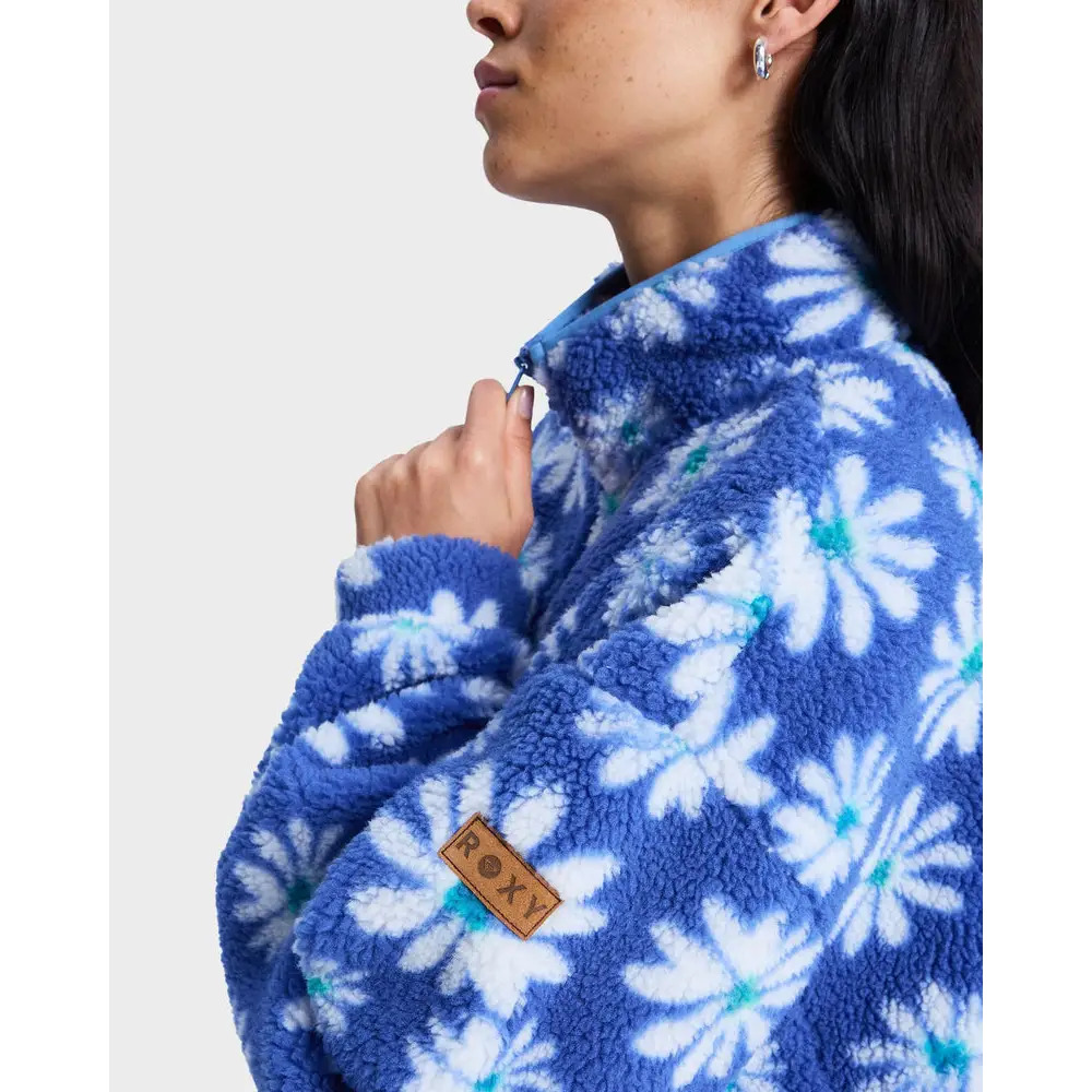 Roxy Jive Talking Bonded Half Zip Fleece Jumper