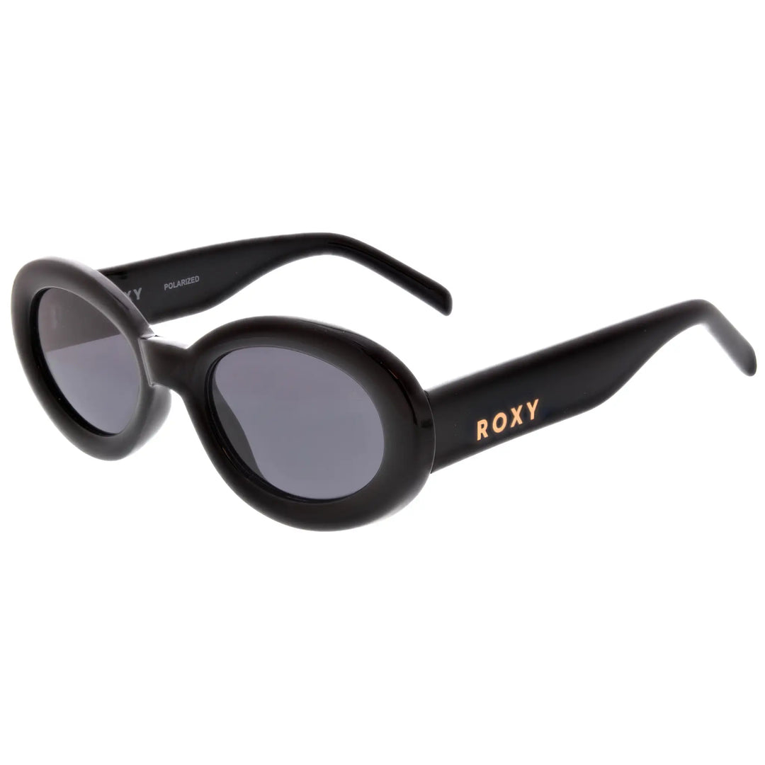 Roxy Just Jelly Polarised Sunglasses - Black / Smoke Solid
