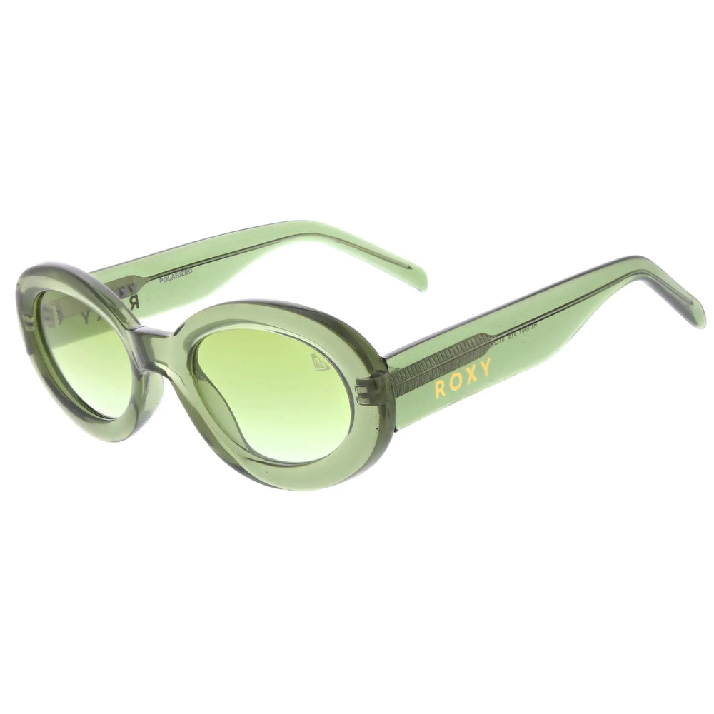 Roxy Just Jelly Polarised Sunglasses - Olive / Green Gradient