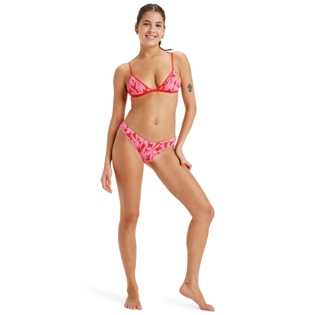 Roxy Khloe Fixed Tri Cheeky Bikini 