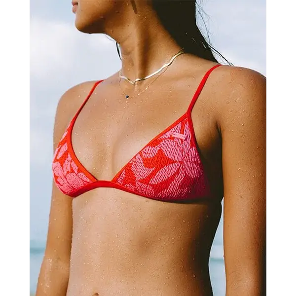 Roxy Khloe Fixed Tri Cheeky Bikini 