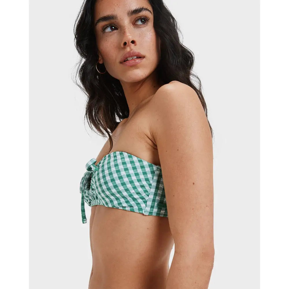Roxy Kiawe Bandeau High Leg Bikini