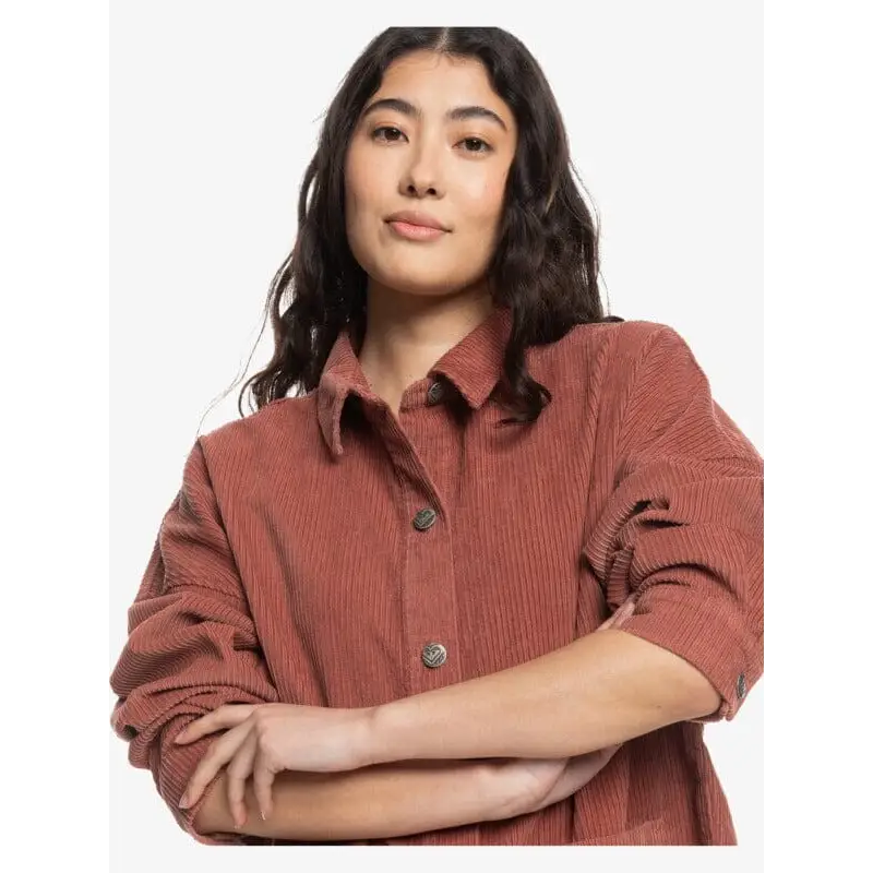 Roxy Kick Back Washed Cord Shirt 