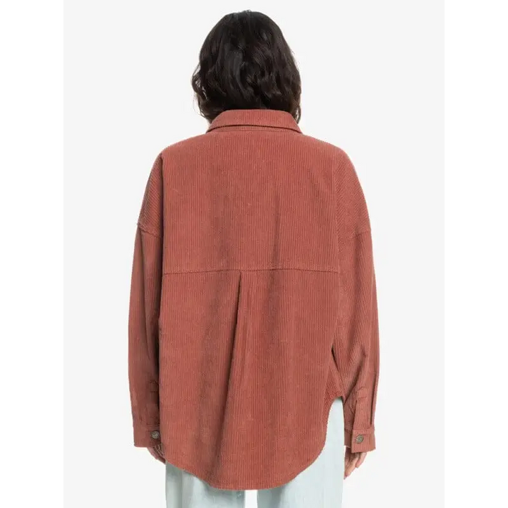 Roxy Kick Back Washed Cord Shirt 