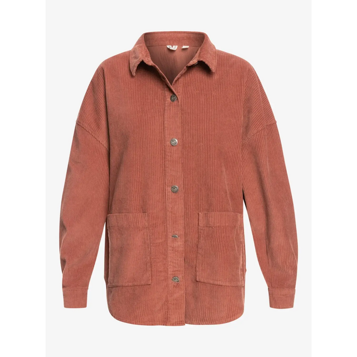 Roxy Kick Back Washed Cord Shirt 