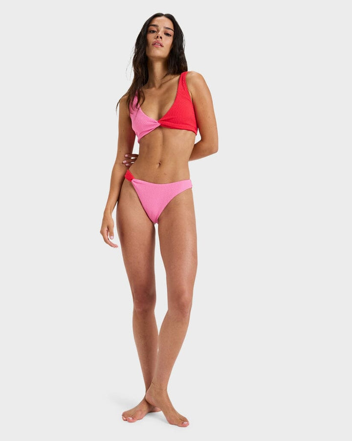 Roxy Lagos High Leg Cheeky Bralette Bikini 