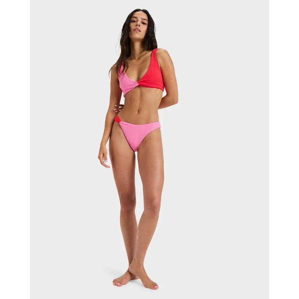 Roxy Lagos High Leg Cheeky Bralette Bikini 