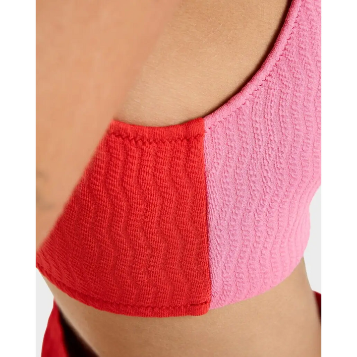 Roxy Lagos High Leg Cheeky Bralette Bikini 