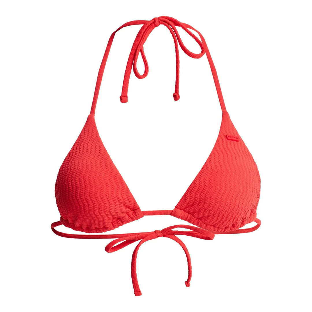 Roxy Lagos Tiki Tri Tanga Tie Bikini 