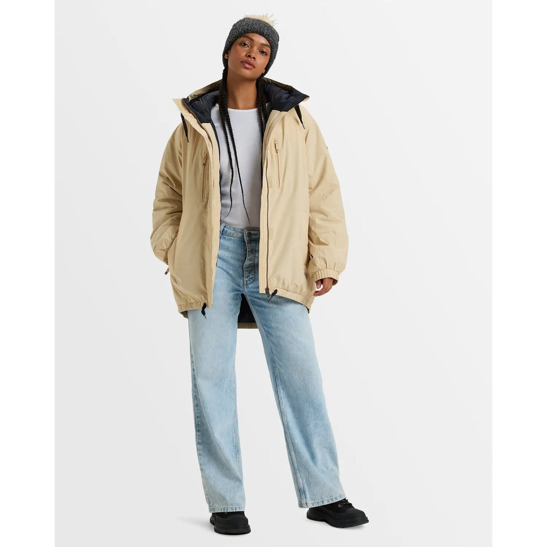 Roxy Lofty Cloud Insulated Jacket - Pebble / M