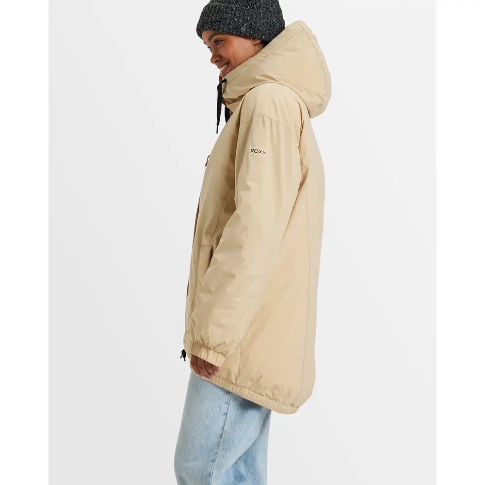 Roxy Lofty Cloud Insulated Jacket - Pebble / M