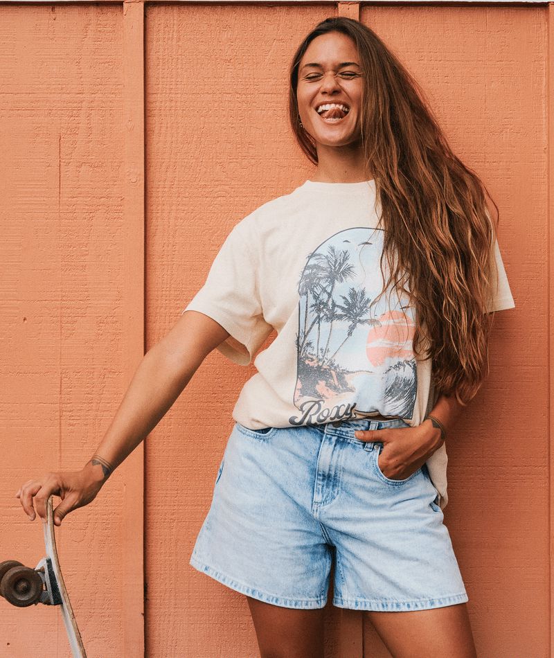 Roxy Morning Splendour Denim Shorts 