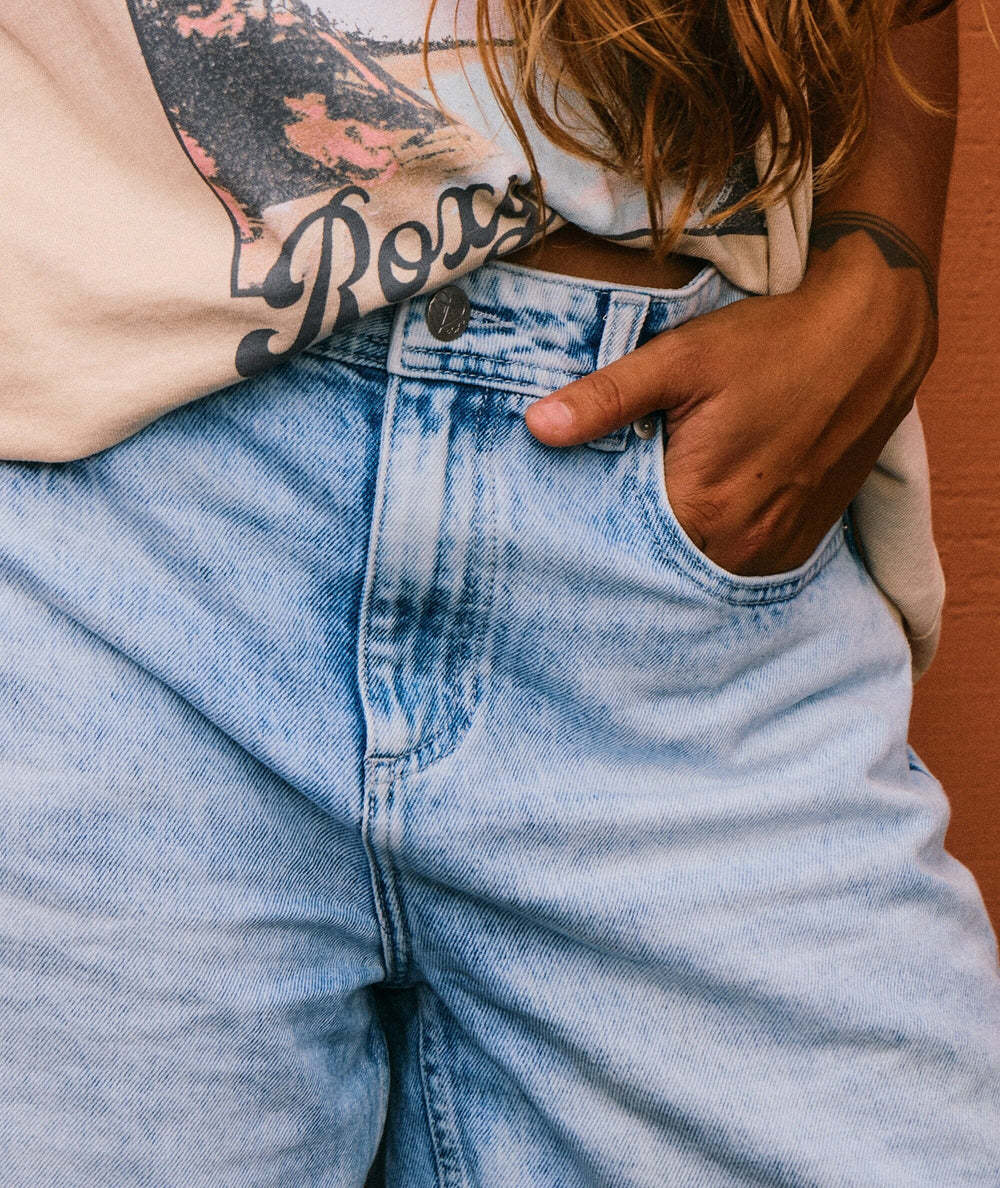 Roxy Morning Splendour Denim Shorts 
