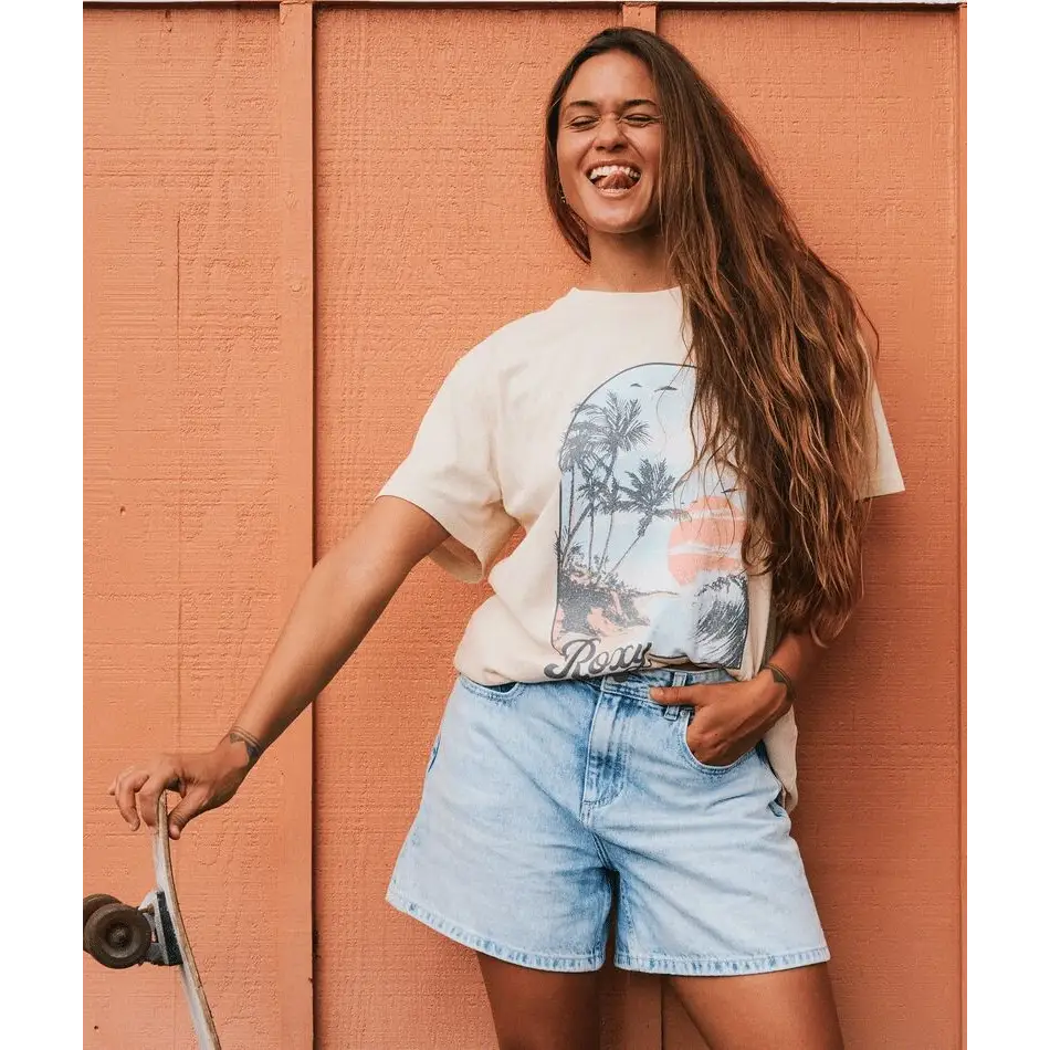 Roxy Morning Splendour Denim Shorts 