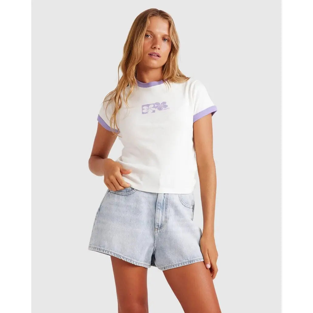 Roxy Paradise Baby Tee Egret M 