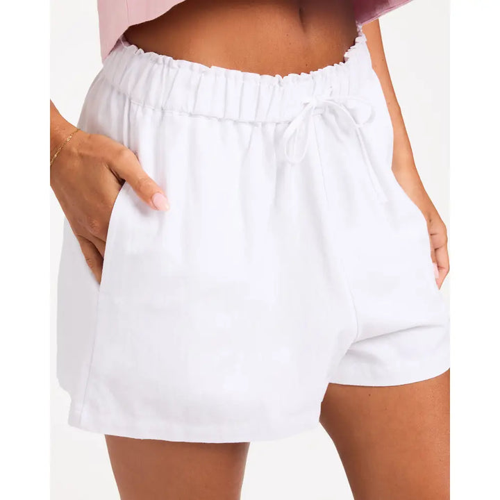 Roxy Place To Be Linen Shorts