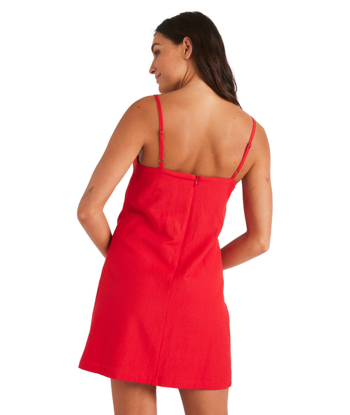 Roxy Playa Blanca Solid Woven Dress 