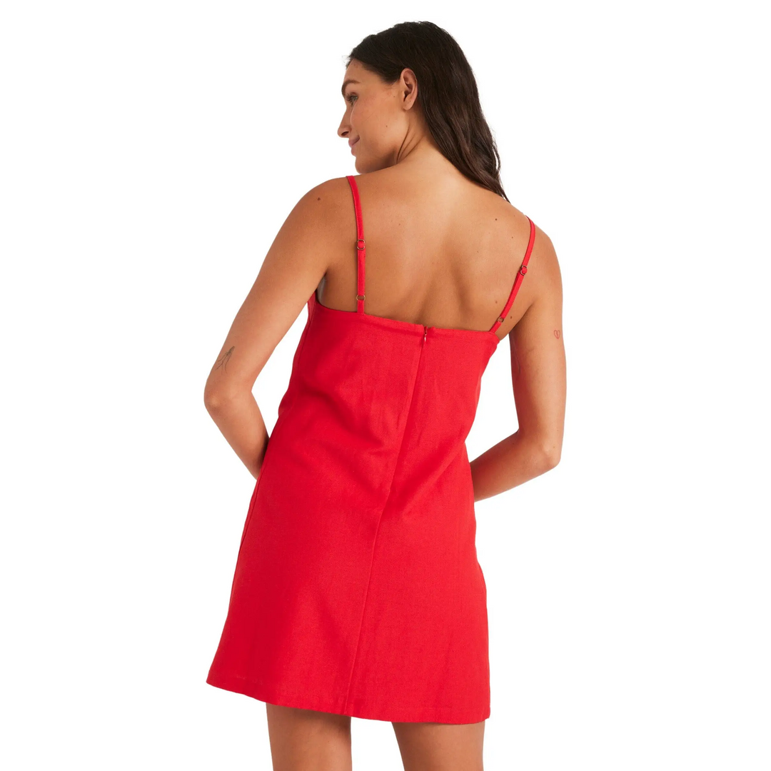 Roxy Playa Blanca Solid Woven Dress 