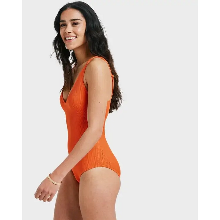 Roxy Rib Roxy Love One Piece Swimsuit Tigerlily XS 