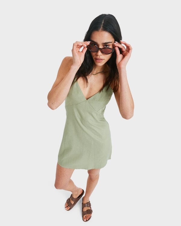 Roxy Santorini Slip Mini Dress 