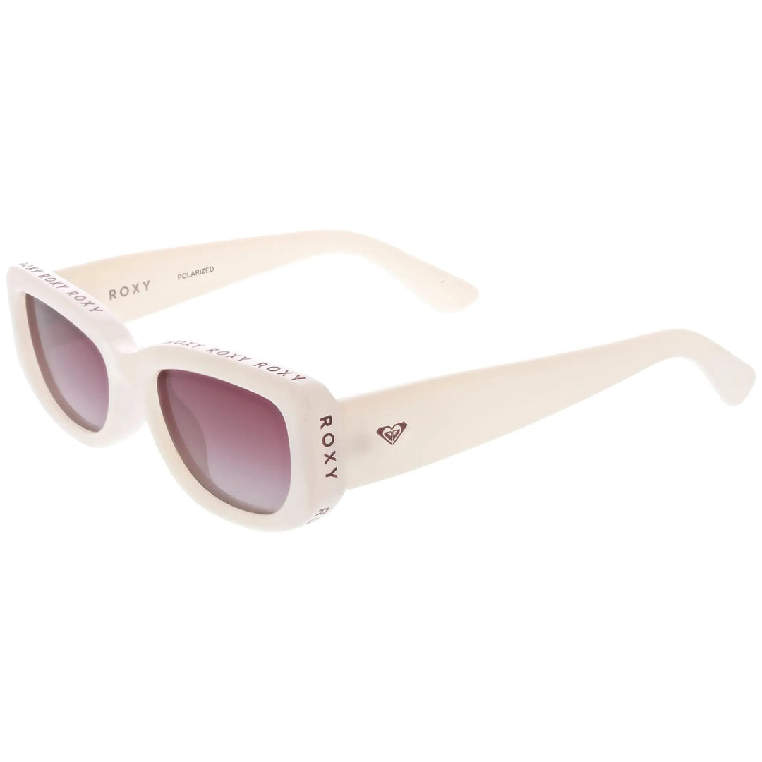 Roxy Sea La Vie Polarised Sunglasses - Egret / Rose Gradient