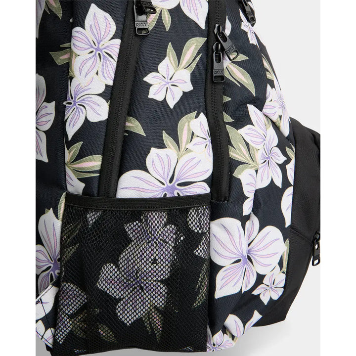Roxy Shadow Swell Floral Medium Backpack - Of The Pacific
