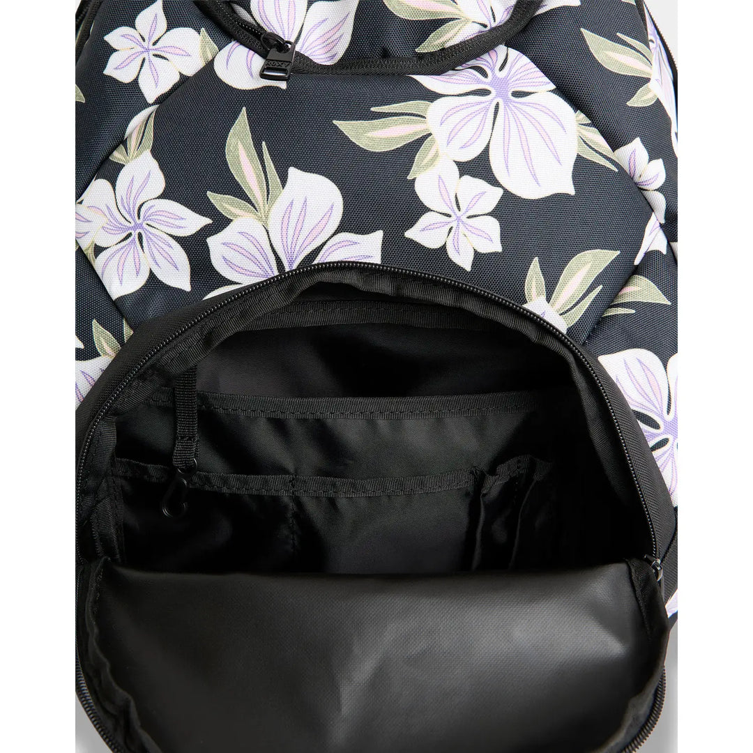 Roxy Shadow Swell Floral Medium Backpack - Of The Pacific
