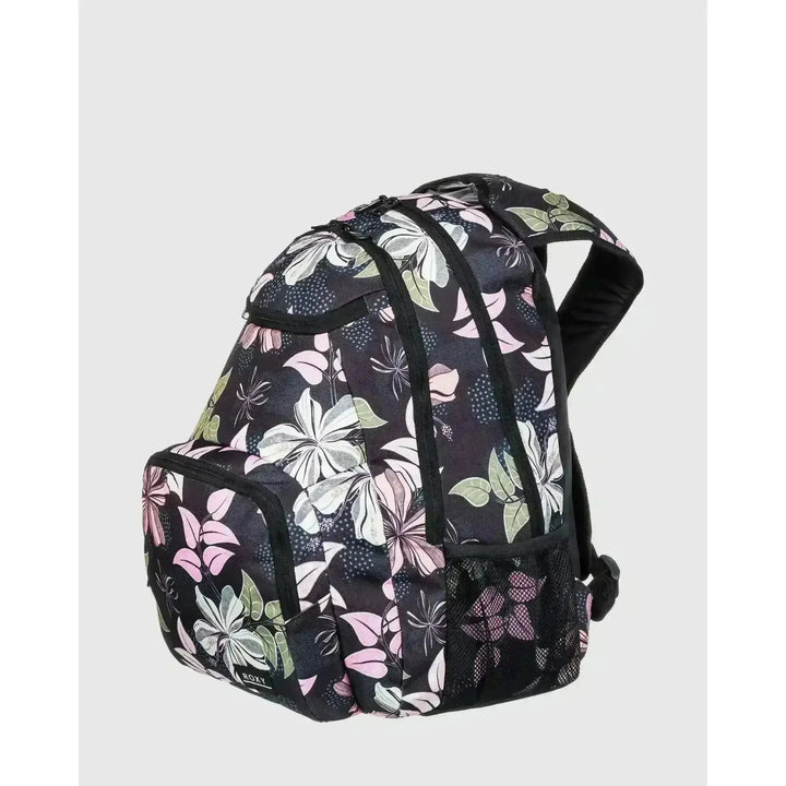 Roxy Shadow Swell Printed Backpack Anthacite Sunny Floral Swim 