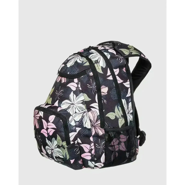 Roxy Shadow Swell Printed Backpack Anthacite Sunny Floral Swim 