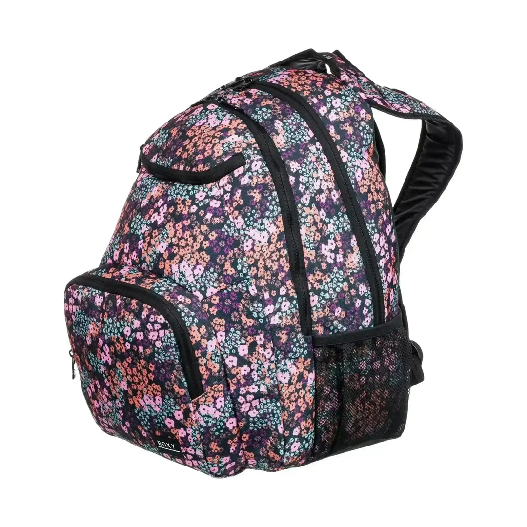 Roxy Shadow Swell Printed Backpack Anthracite Floral Daze 
