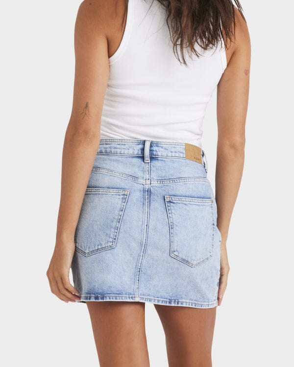 Roxy Shine Denim Skirt 
