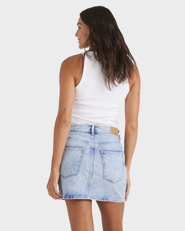 Roxy Shine Denim Skirt 