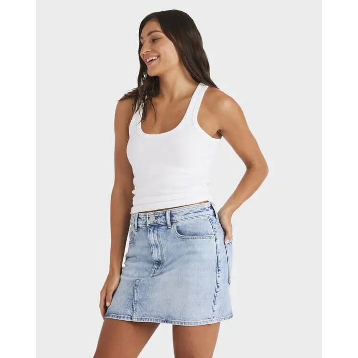 Roxy Shine Denim Skirt 