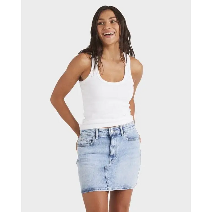 Roxy Shine Denim Skirt 