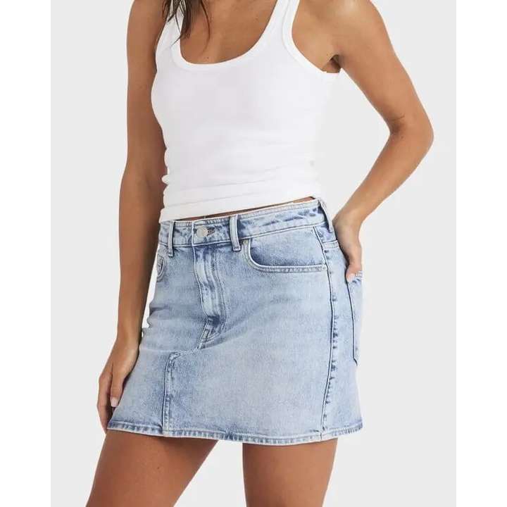 Roxy Shine Denim Skirt 