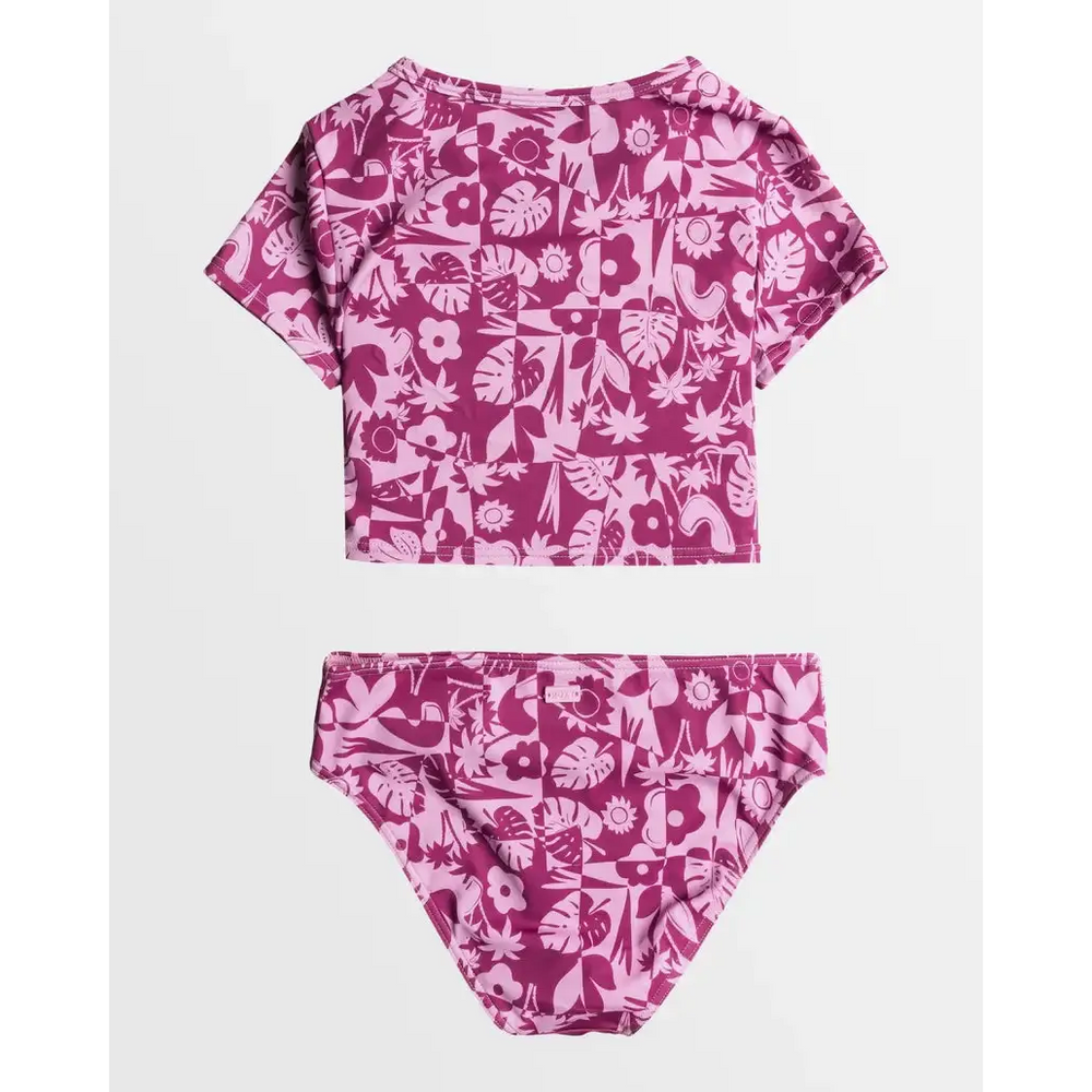 Roxy Slice Of Paradise Crop Lycra Rashie 