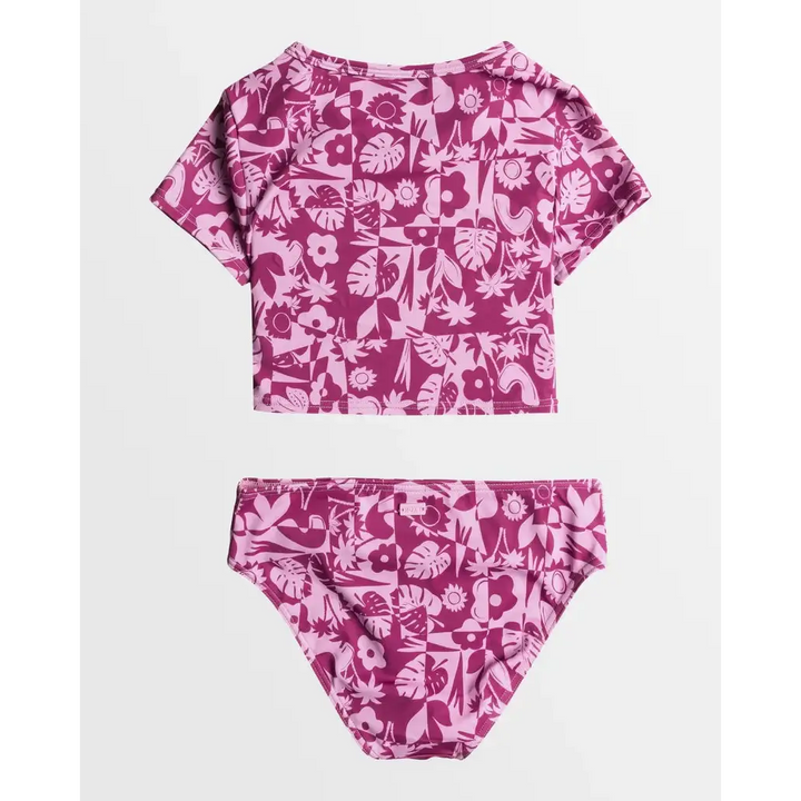 Roxy Slice Of Paradise Crop Lycra Rashie 