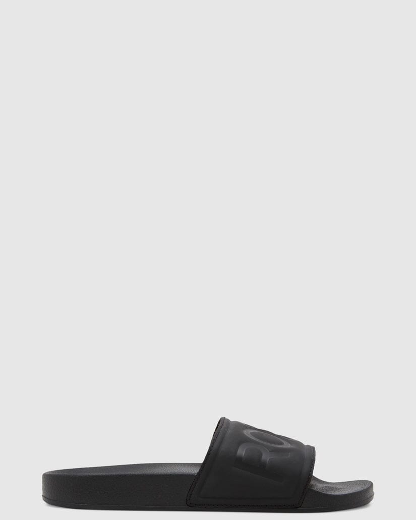 Roxy Slippy II Slides - Black 