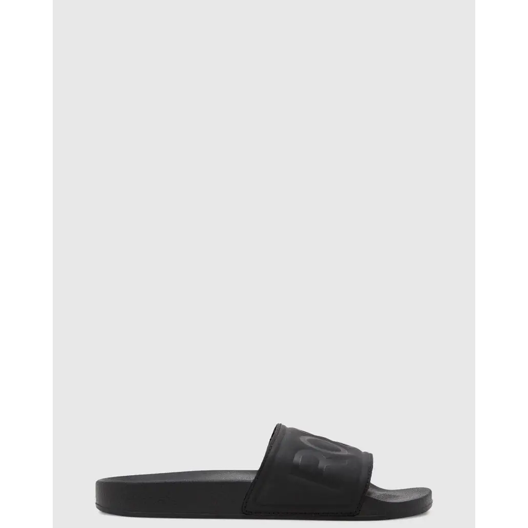 Roxy Slippy II Slides - Black 