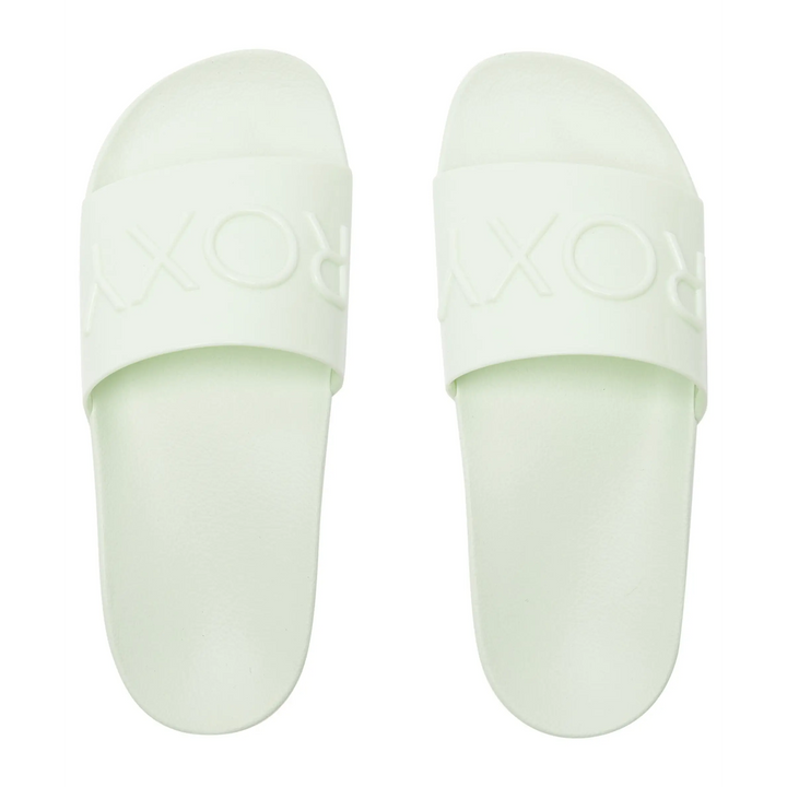 Roxy Slippy Jelly Slides Green Tea 6 