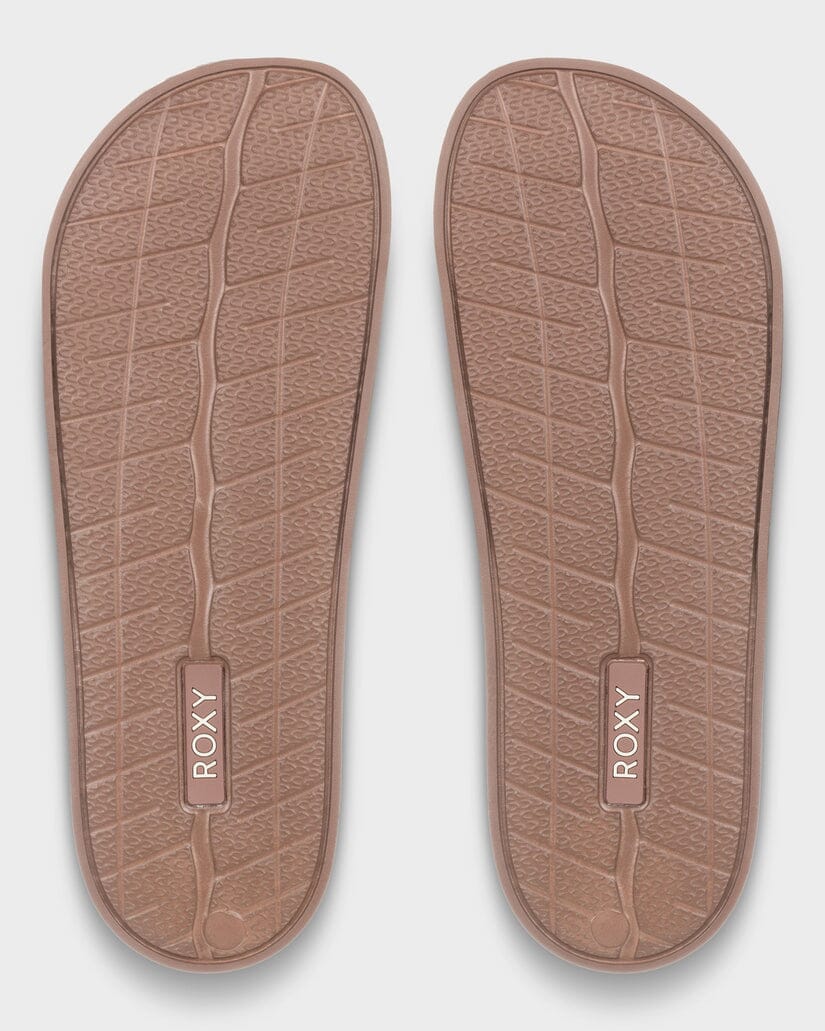 Roxy Slippy Knit Slide - Tiramisu 
