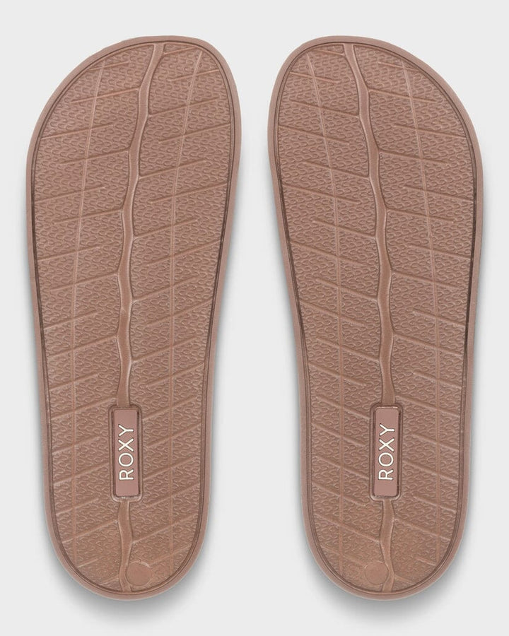 Roxy Slippy Knit Slide - Tiramisu 