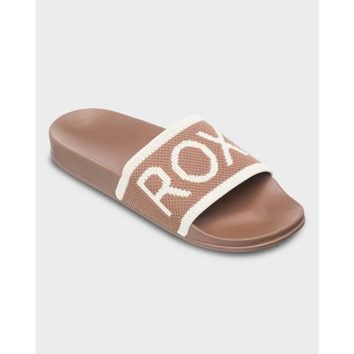 Roxy Slippy Knit Slide - Tiramisu 