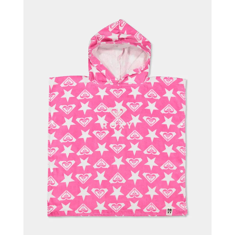Roxy Stay Magical Hooded Towel - Pink Carnation Super Star