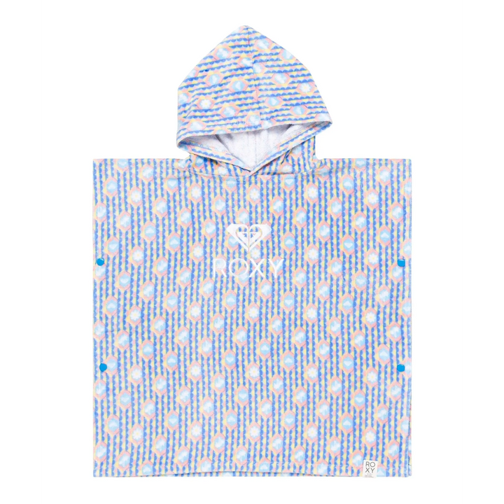 Roxy Stay Magical Printed Girls Towel Lilac Chiffon Flower Party 