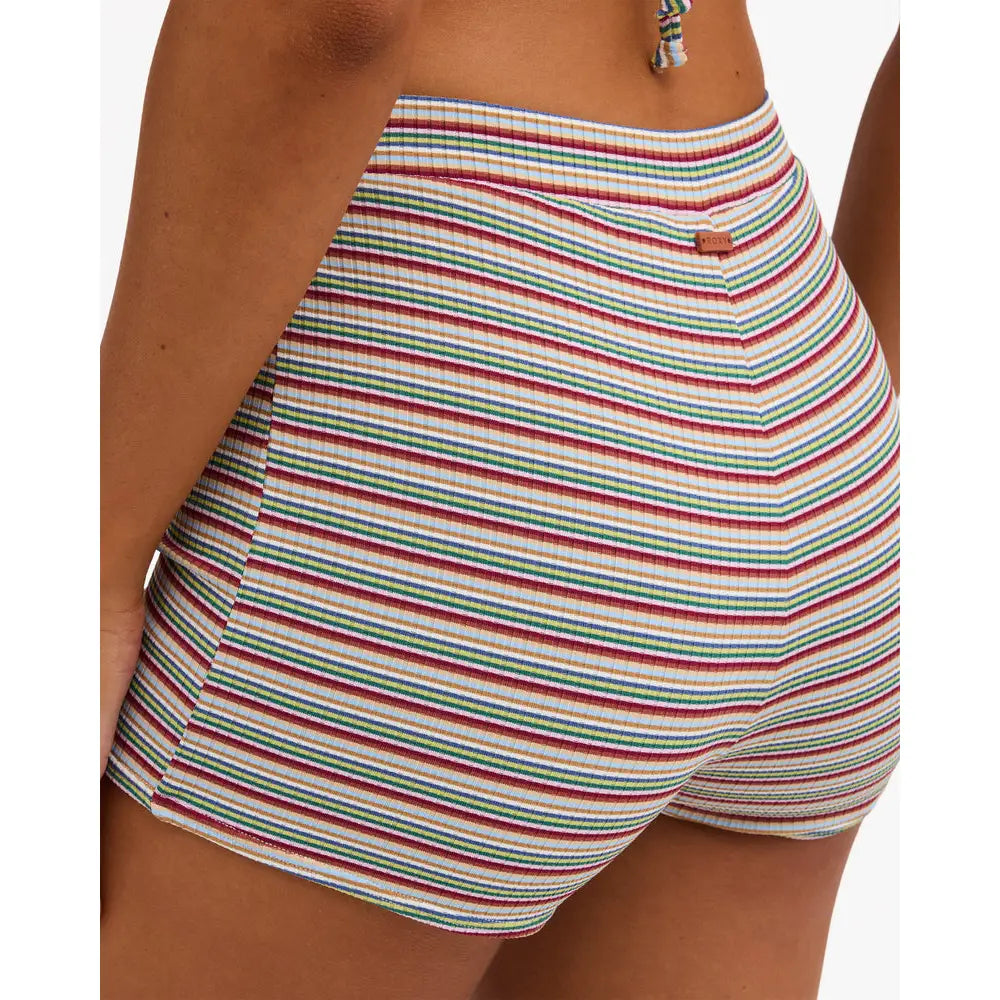 Roxy Sunset Stripe Fixed Tri Shorty Bikini