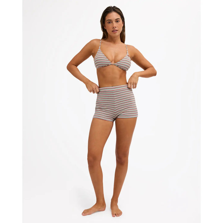 Roxy Sunset Stripe Fixed Tri Shorty Bikini