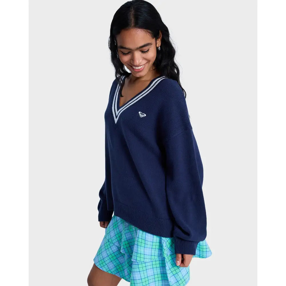 Roxy Surf School V Neck Sweater